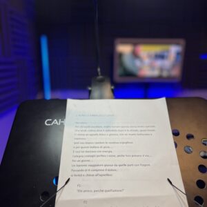 set per doppiaggio